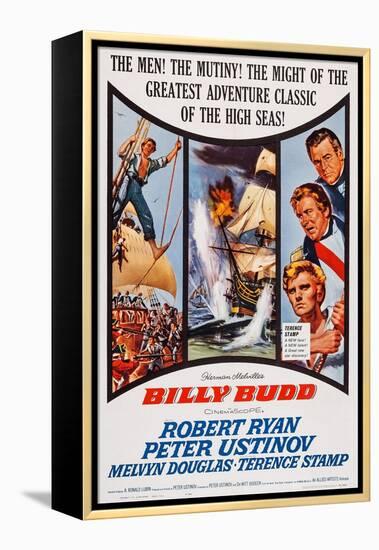 Billy Budd, Robert Ryan, Peter Ustinov, Terence Stamp, 1962-null-Framed Stretched Canvas