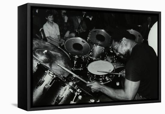 Billy Cobham Conducting a Drum Clinic at the Horseshoe Hotel, London, 1980-Denis Williams-Framed Premier Image Canvas