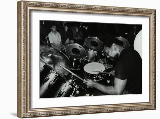 Billy Cobham Conducting a Drum Clinic at the Horseshoe Hotel, London, 1980-Denis Williams-Framed Photographic Print