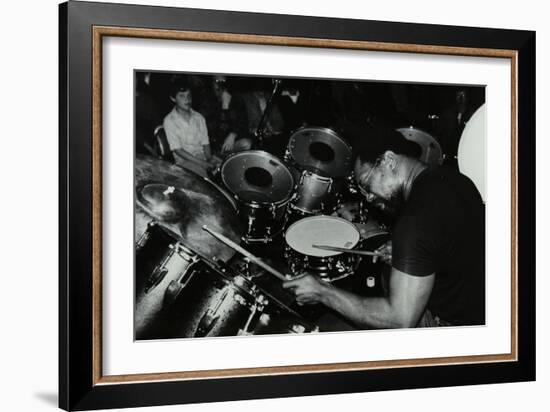 Billy Cobham Conducting a Drum Clinic at the Horseshoe Hotel, London, 1980-Denis Williams-Framed Photographic Print