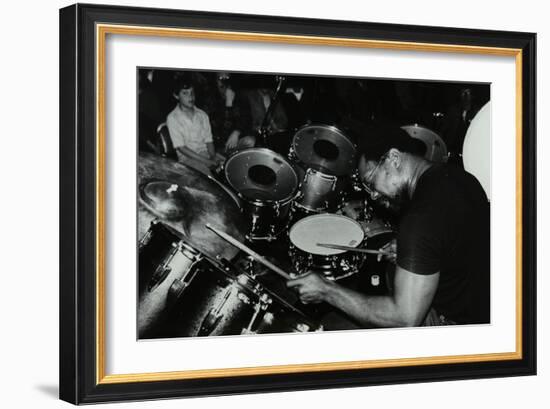 Billy Cobham Conducting a Drum Clinic at the Horseshoe Hotel, London, 1980-Denis Williams-Framed Photographic Print