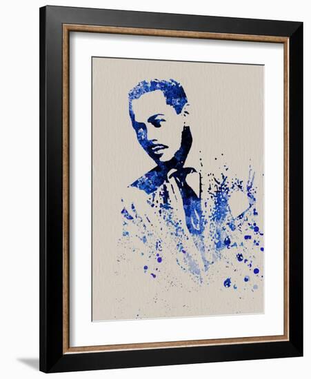 Billy Eckstine Watercolor-Anna Malkin-Framed Art Print