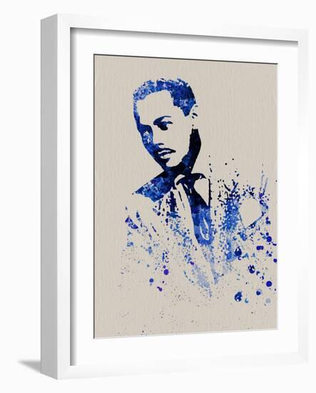 Billy Eckstine Watercolor-Anna Malkin-Framed Art Print