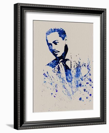 Billy Eckstine Watercolor-Anna Malkin-Framed Art Print