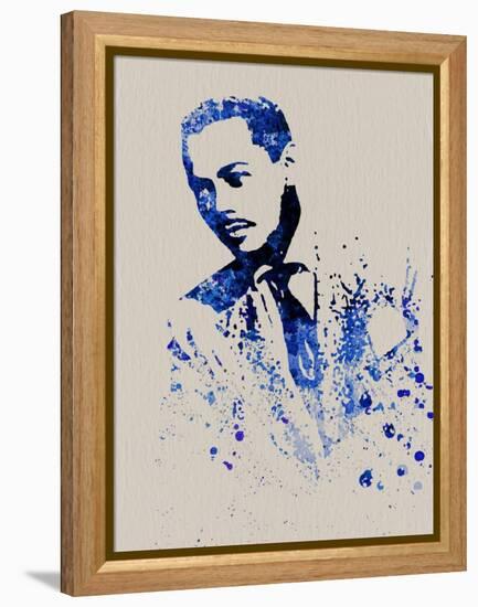 Billy Eckstine Watercolor-Anna Malkin-Framed Stretched Canvas