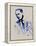 Billy Eckstine Watercolor-Anna Malkin-Framed Stretched Canvas