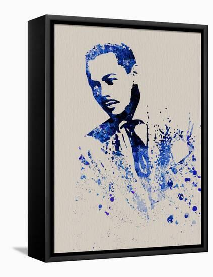 Billy Eckstine Watercolor-Anna Malkin-Framed Stretched Canvas