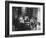 Billy Graham with His Four Children and Wife, Sitting Down for a Family Supper at Home-Ed Clark-Framed Photographic Print