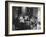 Billy Graham with His Four Children and Wife, Sitting Down for a Family Supper at Home-Ed Clark-Framed Photographic Print