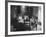 Billy Graham with His Four Children and Wife, Sitting Down for a Family Supper at Home-Ed Clark-Framed Photographic Print