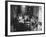 Billy Graham with His Four Children and Wife, Sitting Down for a Family Supper at Home-Ed Clark-Framed Photographic Print