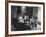 Billy Graham with His Four Children and Wife, Sitting Down for a Family Supper at Home-Ed Clark-Framed Photographic Print