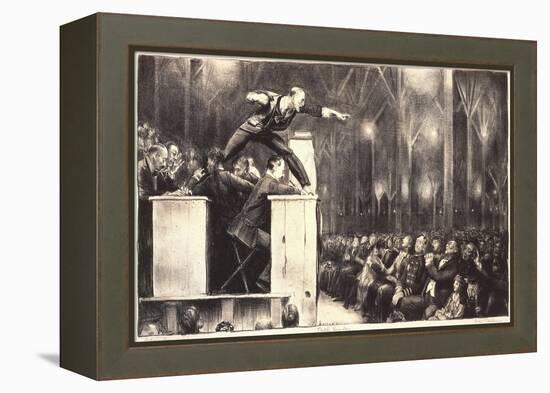 Billy Sunday, 1923-George Wesley Bellows-Framed Premier Image Canvas