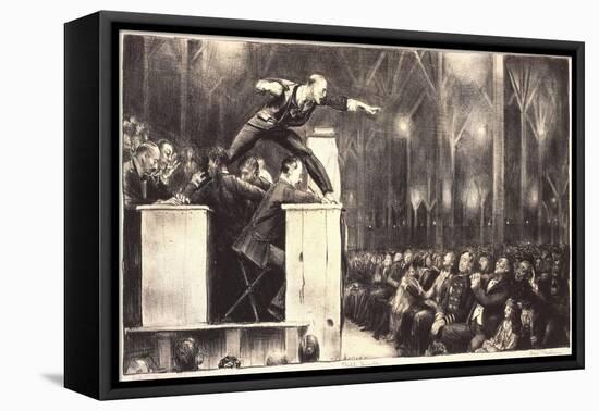 Billy Sunday, 1923-George Wesley Bellows-Framed Premier Image Canvas