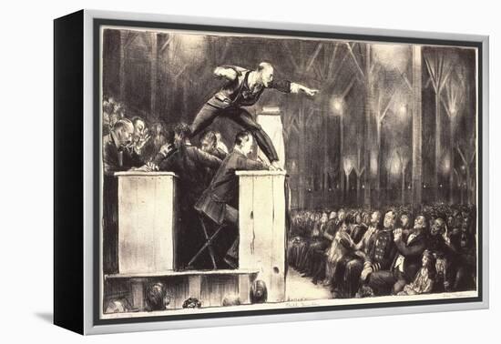 Billy Sunday, 1923-George Wesley Bellows-Framed Premier Image Canvas