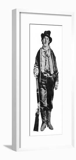 Billy the Kid, American Gunman and Outlaw, C1877-1881-null-Framed Giclee Print