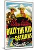 Billy The Kid Returns, Smiley Burnette, Roy Rogers, 1938-null-Mounted Art Print