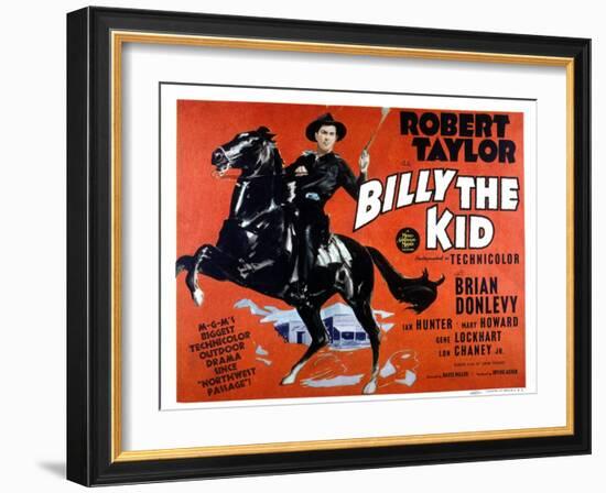 Billy the Kid, Robert Taylor, 1941-null-Framed Photo