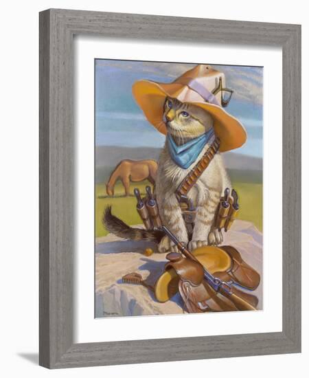 Billy The Kid-Bryan Moon-Framed Art Print