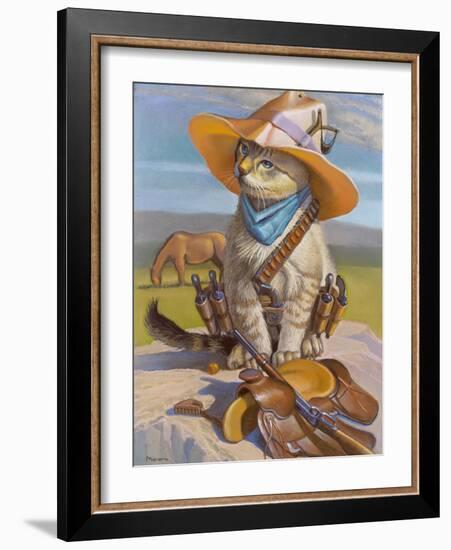 Billy The Kid-Bryan Moon-Framed Art Print