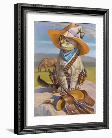 Billy The Kid-Bryan Moon-Framed Art Print