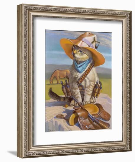 Billy The Kid-Bryan Moon-Framed Art Print