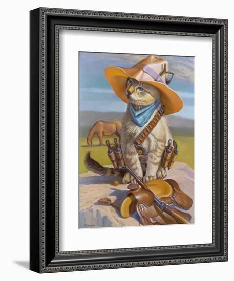 Billy The Kid-Bryan Moon-Framed Art Print