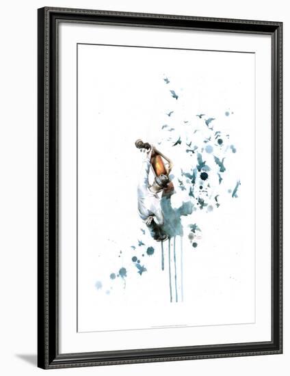 Billy-Lora Zombie-Framed Art Print