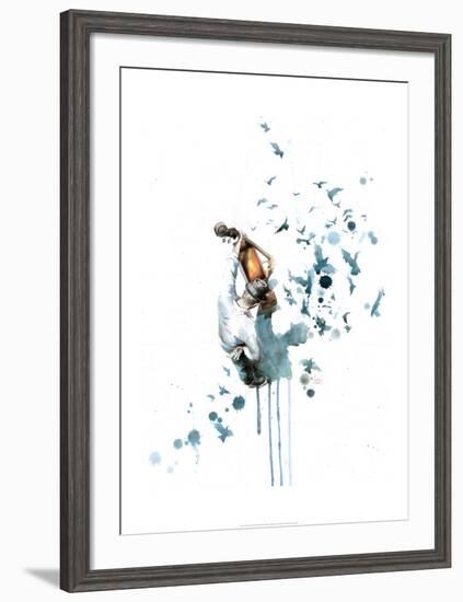 Billy-Lora Zombie-Framed Art Print