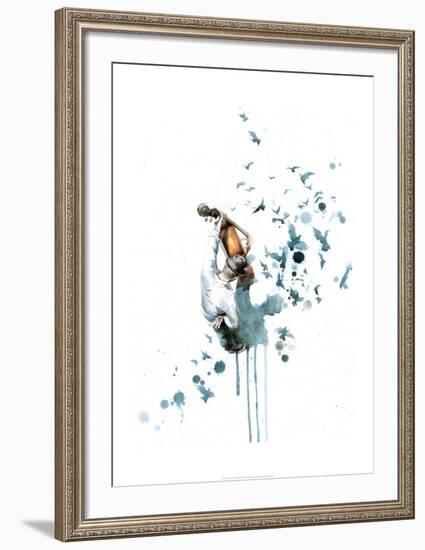 Billy-Lora Zombie-Framed Art Print