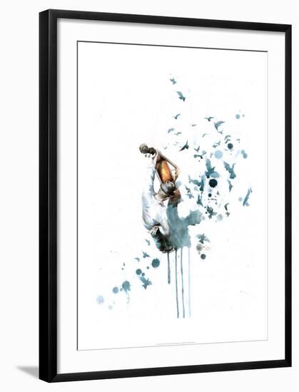 Billy-Lora Zombie-Framed Art Print