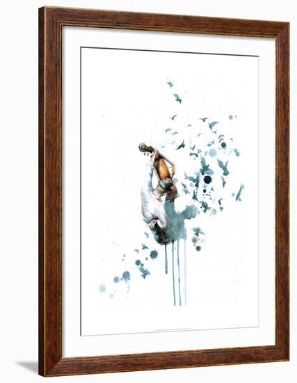 Billy-Lora Zombie-Framed Art Print