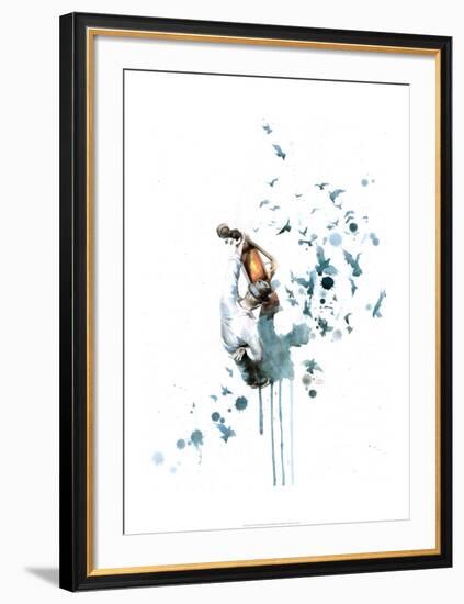 Billy-Lora Zombie-Framed Art Print