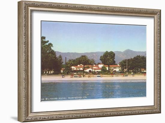 Biltmore Hotel, Santa Barbara, California-null-Framed Art Print