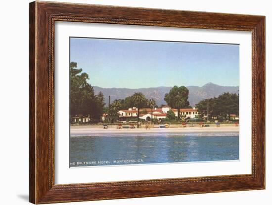 Biltmore Hotel, Santa Barbara, California-null-Framed Art Print