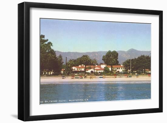 Biltmore Hotel, Santa Barbara, California-null-Framed Art Print