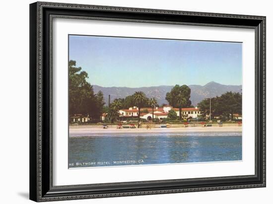 Biltmore Hotel, Santa Barbara, California-null-Framed Art Print