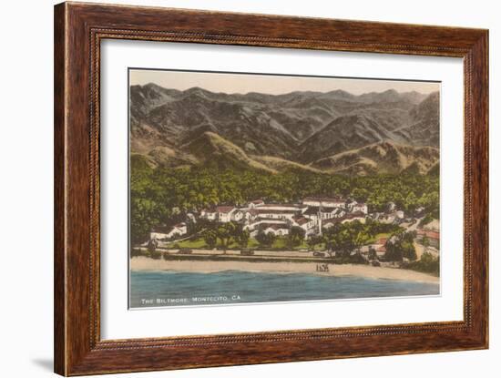 Biltmore Hotel, Santa Barbara, California-null-Framed Art Print