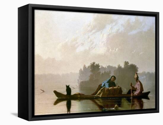 Bingham: Fur Traders, 1845-George Caleb Bingham-Framed Premier Image Canvas