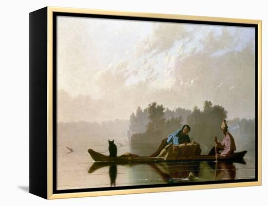 Bingham: Fur Traders, 1845-George Caleb Bingham-Framed Premier Image Canvas