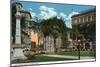 Binghamton, New York, View from the Court House Steps-Lantern Press-Mounted Art Print