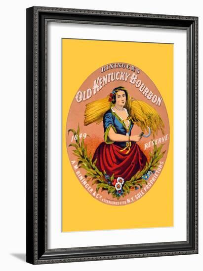 Bininger's Old Kentucky Bourbon-F. Heppenheimer-Framed Premium Giclee Print
