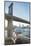 Binoculars facing the Manhattan Bridge, Brooklyn Bridge Park, New York City, New York-Greg Probst-Mounted Photographic Print
