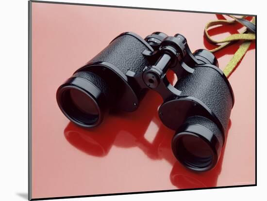 Binoculars with Reflection-null-Mounted Photographic Print