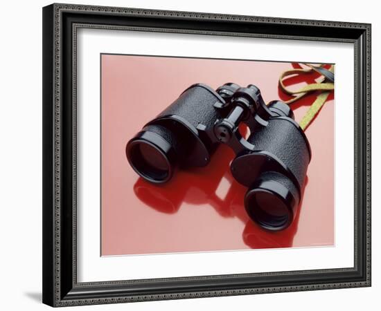 Binoculars with Reflection-null-Framed Photographic Print