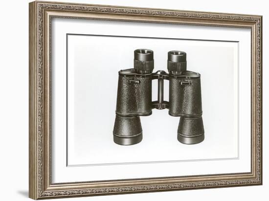 Binoculars-null-Framed Art Print