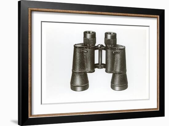 Binoculars-null-Framed Art Print