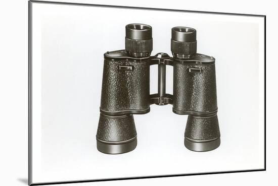 Binoculars-null-Mounted Art Print