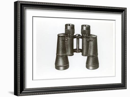 Binoculars-null-Framed Art Print