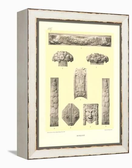 Binquet Bas Reliefs-null-Framed Stretched Canvas